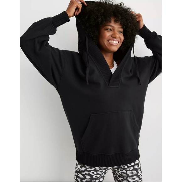 aerie Sweaters - Aerie Down To Earth Henley Hoodie